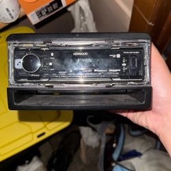 Kenwood Single Din Radio With Wiring Harness 