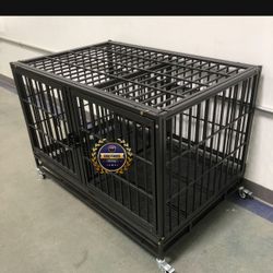 Dog Cage Kennel Size 43” With Divider And Trays New In Box 📦 