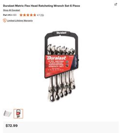Flex-Head Ratcheting Wrench Set