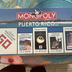 PUERTO RICO EDITION MONOPOLY Board Game RARE LIMITED EDITION 2005 - SEALED & NEW