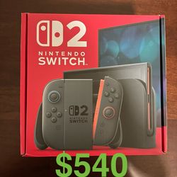 Nintendo Switch 2 Console - New & Sealed. PRICE IS FIRM. CASH ONLY. NO TRADES. For pickup in Carrollwood 