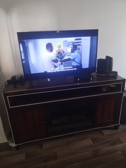 TV Stand with Electric Heater