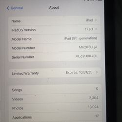 iPad 9th Generation 