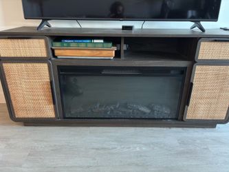 Media Console w/ electric fireplace