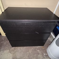 IKEA Black Dresser 