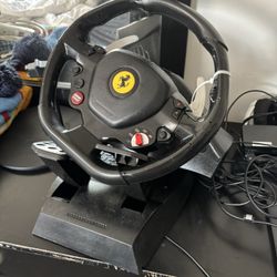Ferrari Thrustmaster Racing Wheel (Gaming Steering Wheel)