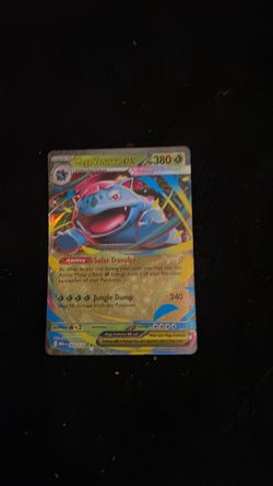 Mega Venusaur EX Holo Pokémon Card