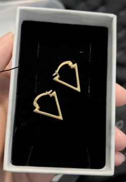 Hoop Earrings 18karats Gold