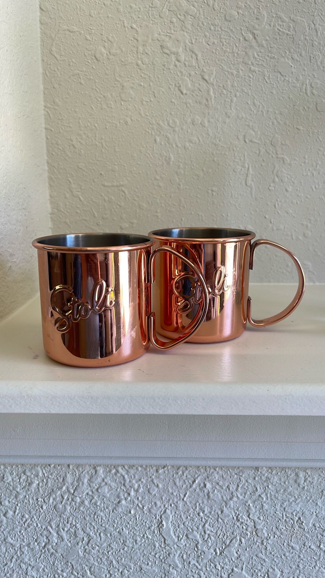 Stoli Copper Mugs 12 Ounces