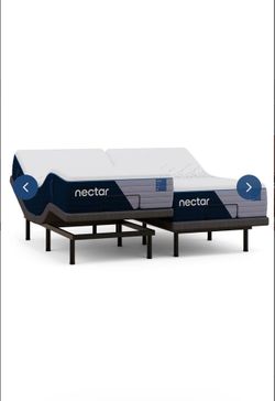 SPLIT KING NECTAR LUXE HYBRID MATTRESSES WITH ADJUSTABLE BEDS