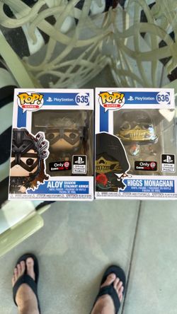 Funko Pop PlayStation aloy and Highs Monaghan exclusive set