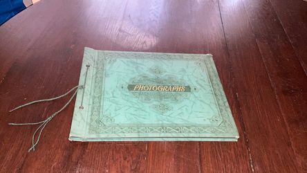 Vintage Green Marble Photo Album