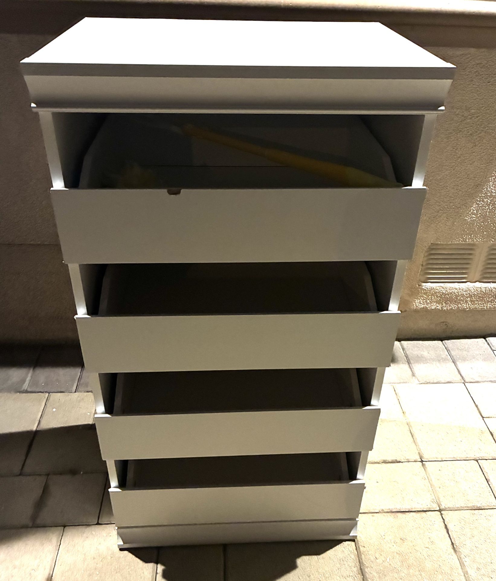 Drawers Dresser With Large Storage White