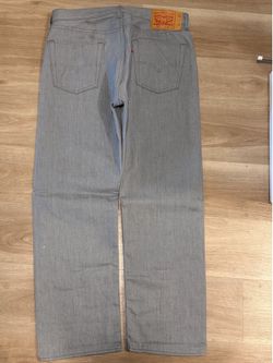 Levi’s 501 Shrink To Fit Light Gray Jeans Men’s 36x30