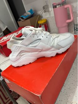 Nike White Huarache Sneakers