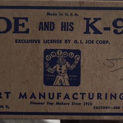 G.I. Joe and his K-9 Pups vintage toy