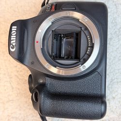 Canon EOS Rebel T7 DSLR Camera w/ Meike 85mm f/1.8 Lens Kit Charger Strap