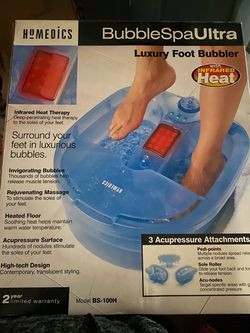 HoMedics BubbleSpa Ultra Luxury Foot Bubbler