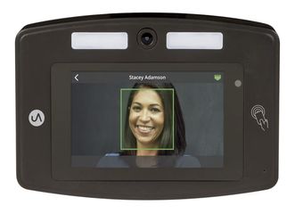 uAttend Touch-Free Voice Control and Facial Recognition Time Clock System for Employees and Small Businesses (DR2000)