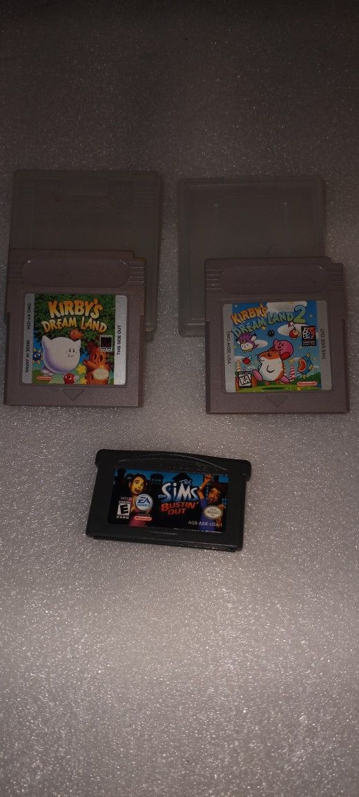 KIRBY'S PARTY 1 & 2 AND THE SIMS BUSTIN OUT