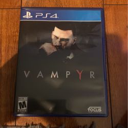 Ps4 Vampyr 
