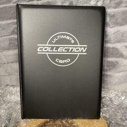 New Black Top Loader Card Binder 30 Pages Brand New