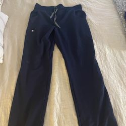 Figs Navy Blue Scrub Pants 