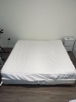 King Size IKEA Mattress + Bed Frame