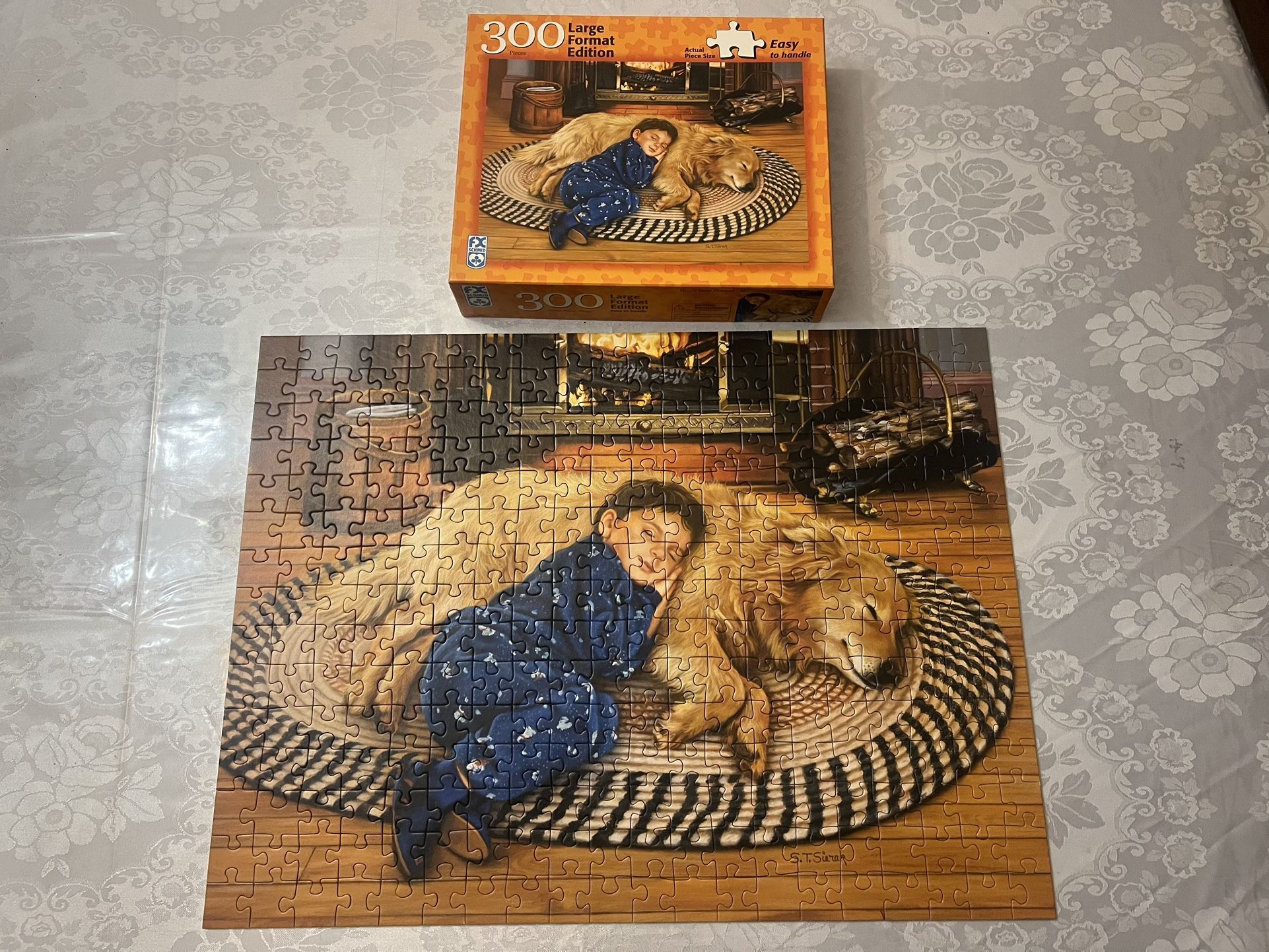 F.X. Schmid Boy's Best Friend 300 Piece Puzzle 18" x 24" No. 78842 Jigsaw