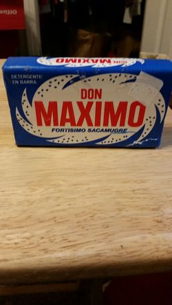 Vintage bar of Don Maximo detergent soap