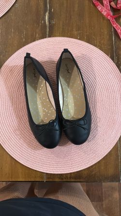Big Girls, Black Dress Shoes Size 4