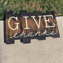 Wood Sign
