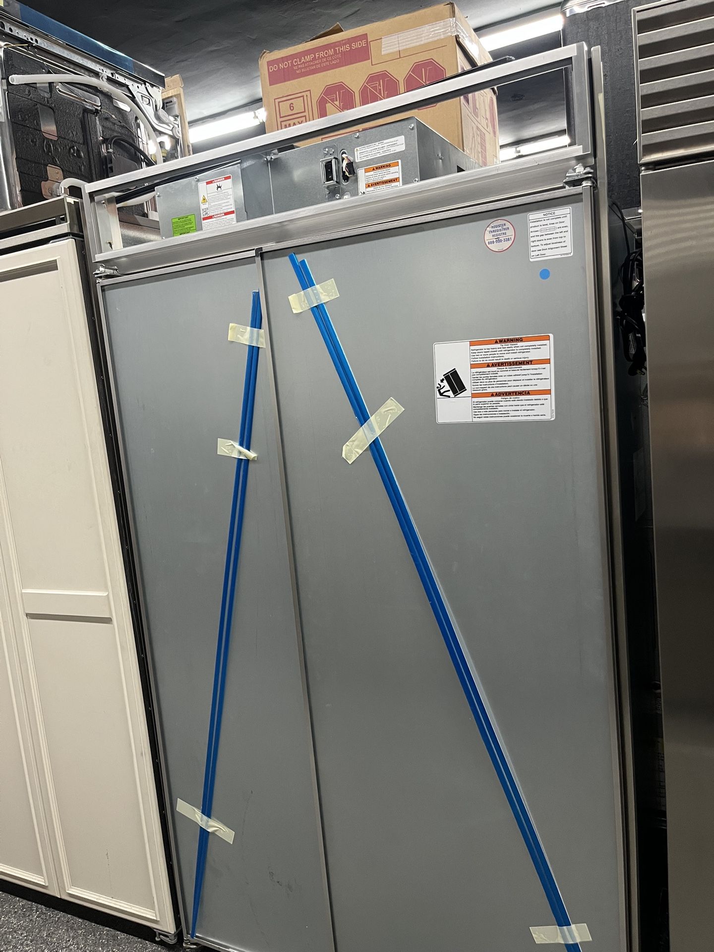 Kitchen Aid Side By Side Panel Ready Built In 48” Refrigerator 2025 Model