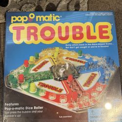 Trouble Puzzle Family Game 