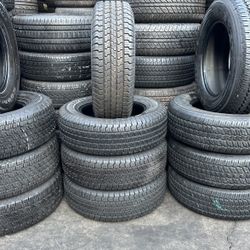 245/65R17 GOODYEAR A SET OF FOUR USED TIRES