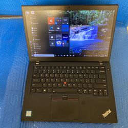 Lenovo thinkpad laptop t470s 14” with intel core i7 12GB Ram 256GB SSD windows 10 pro office 