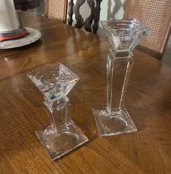 Crystal Candle Holder Set (2)