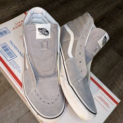 Vans Gray Suede High-Top Sneakers Size 7 Men