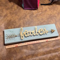 Feerless sign wood