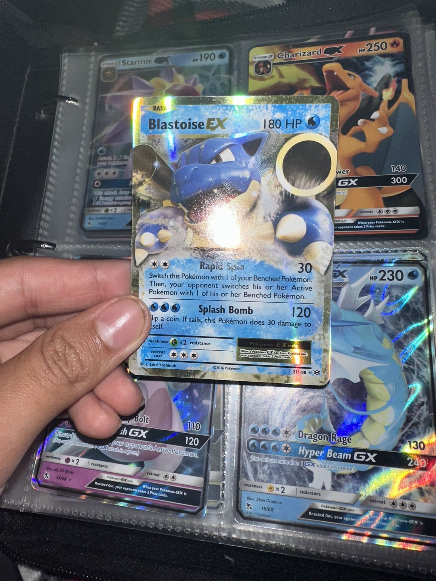 Blastoise EX Pokémon Card