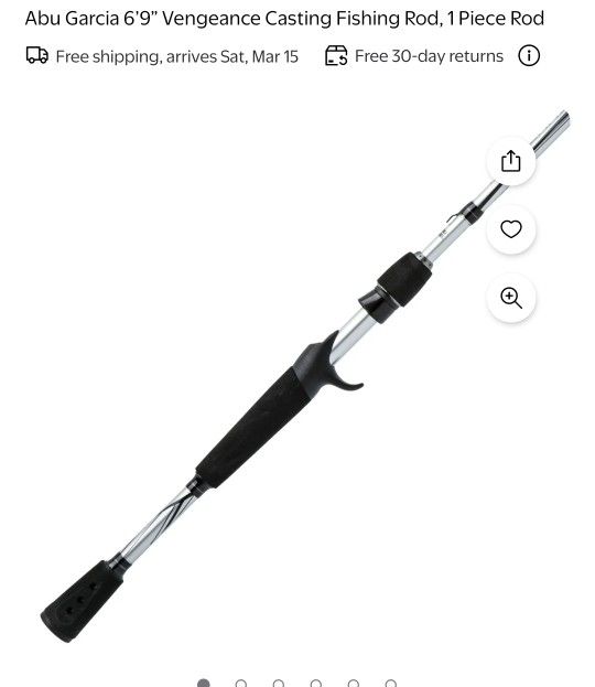 ABU GARCIA VENGEANCE 6'9 Casting Fishing Rod
