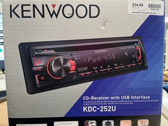 Kenwood radio with remote kdc -252u