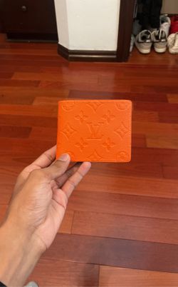 louis vuitton orange wallet