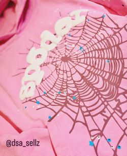 Pink spyder hoodie