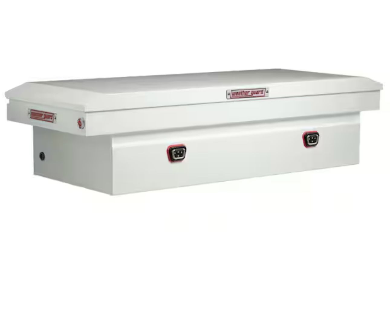Weather Guard 72 in. White Steel Full Size Crossover Truck Tool Box