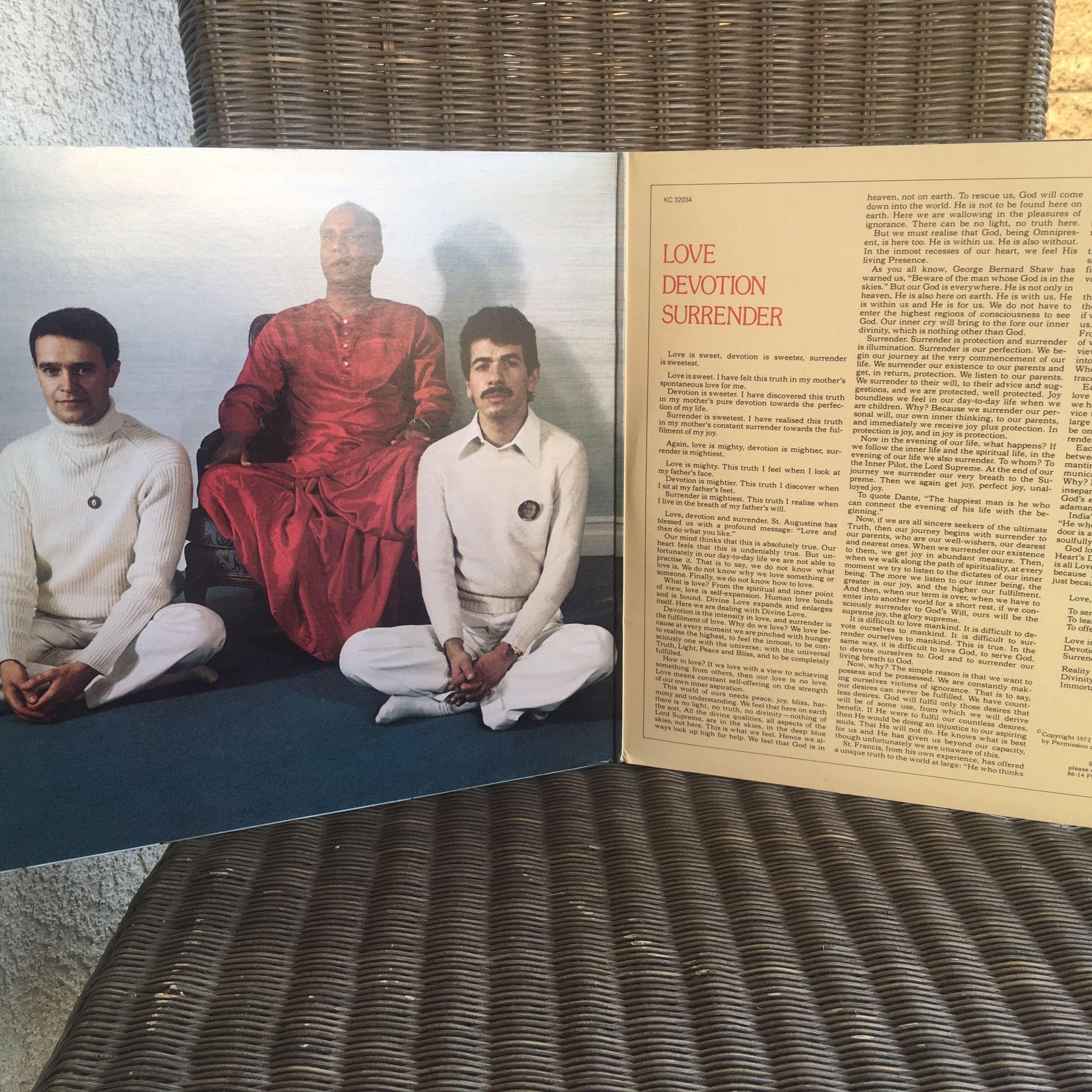 Carlos Santana & Mahavishnu John McLaughlin Vinyl Record