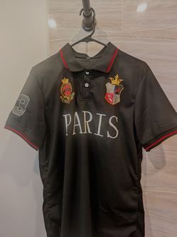 Black Paris Designer Polo
