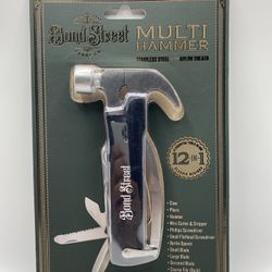 Bond Street Multi Hammer 12-n-1 Stainless Steel With Nylon Sheath 