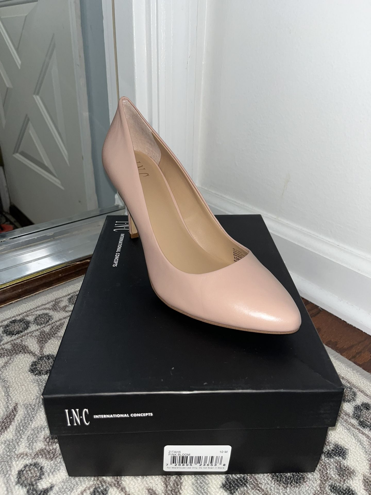 INC Pink Bloom Heels
