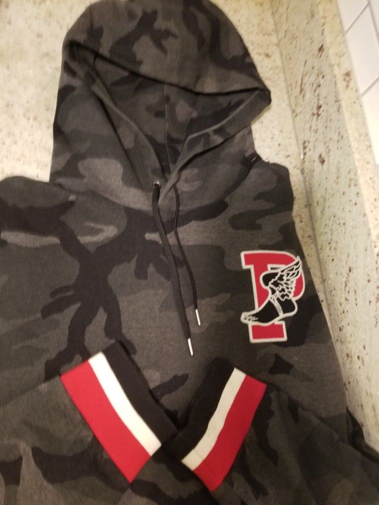 Polo Ralph Lauren Camo Hoodie P Wing Pullover Sweatshirt